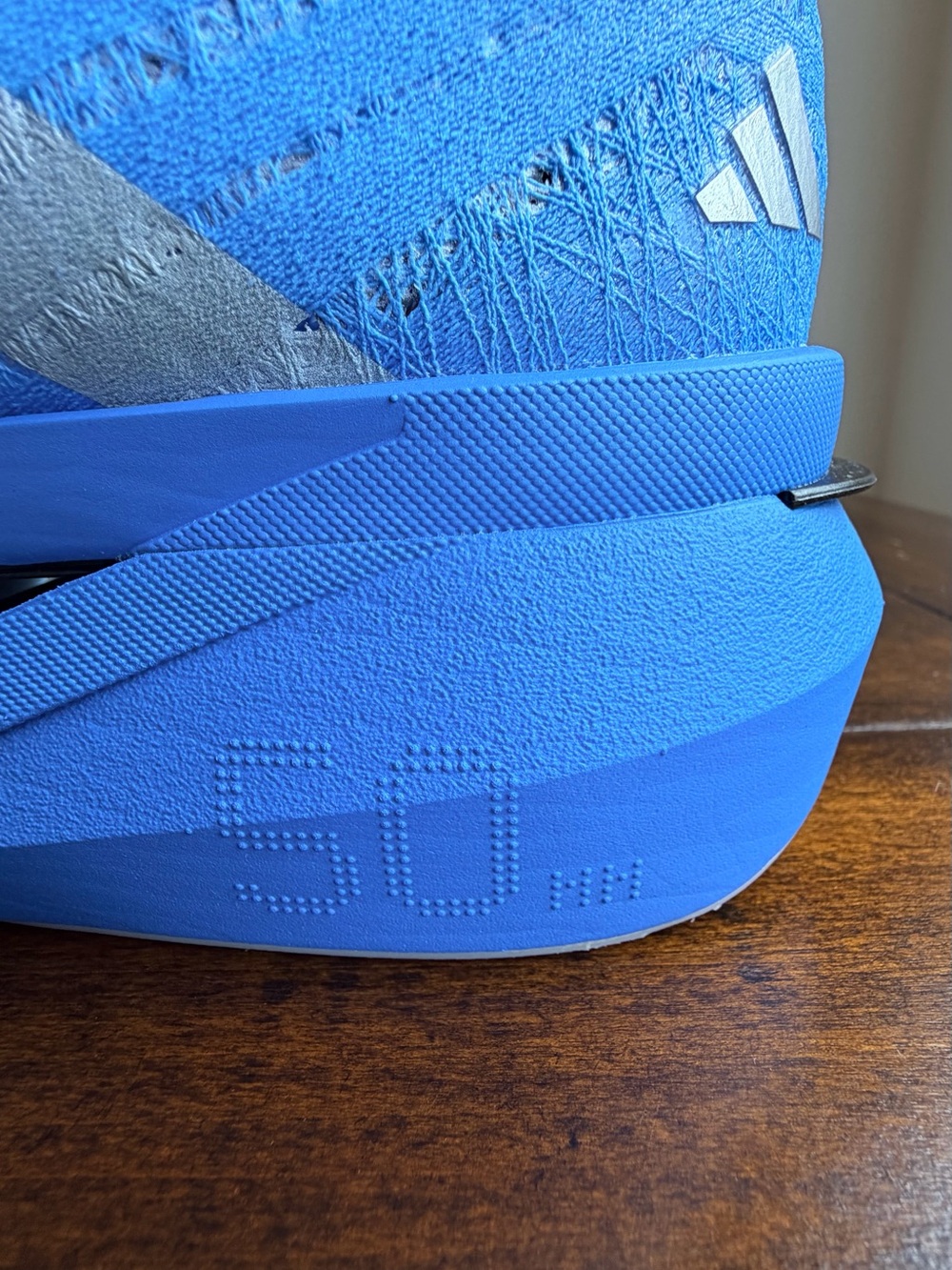Adidas Adizero Prime X3 Strung Blue Running Shoes Men Size 9 Women 10 JQ0615 - Picture 12 of 16